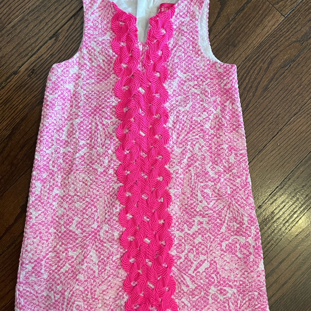 Lilly Pulitzer Pink Shift Dress 3t